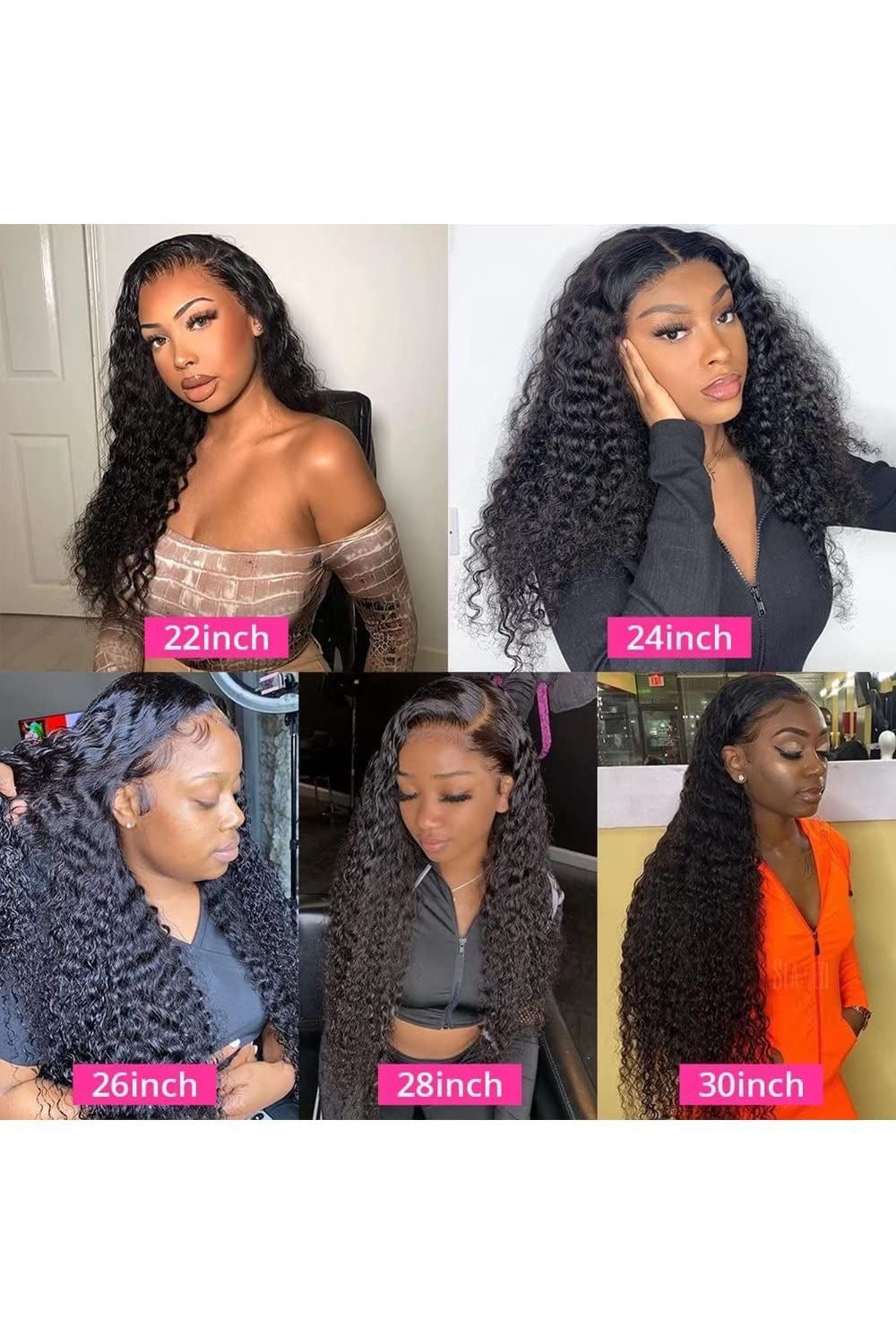 Water wave humain Hair