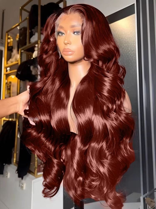 Body brown body wave HD 13*6 lace frontal human Hair wig colored brazilian remy human Hair